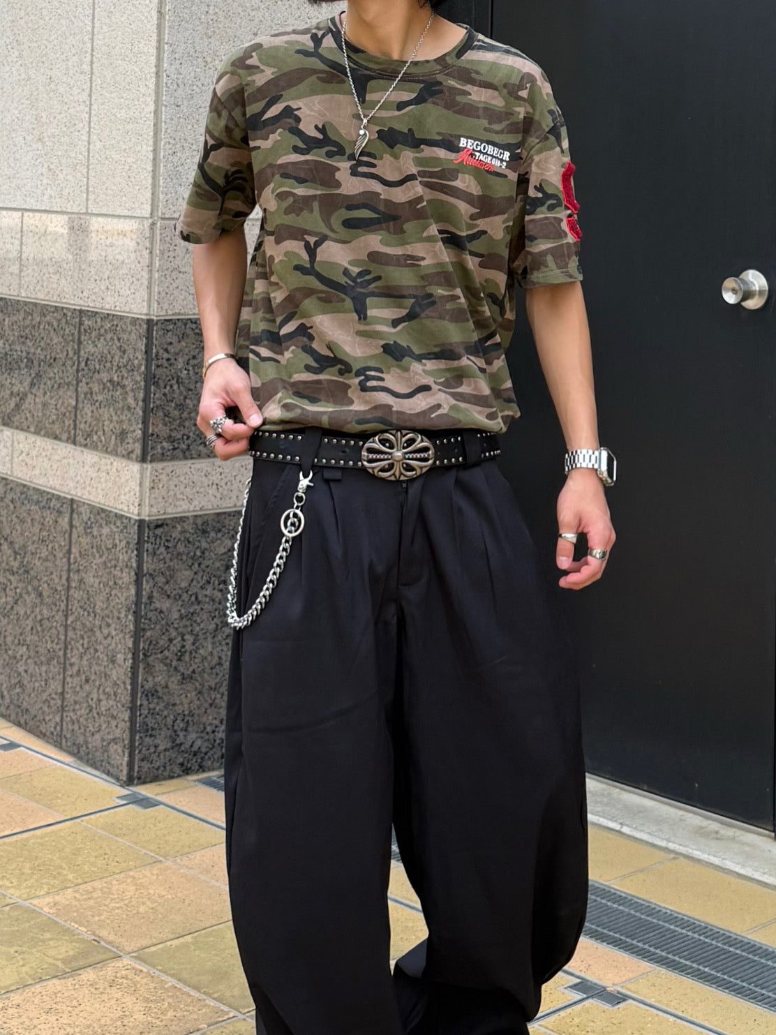 Kenshin_カモフラナンバーTシャツ DPB73344
