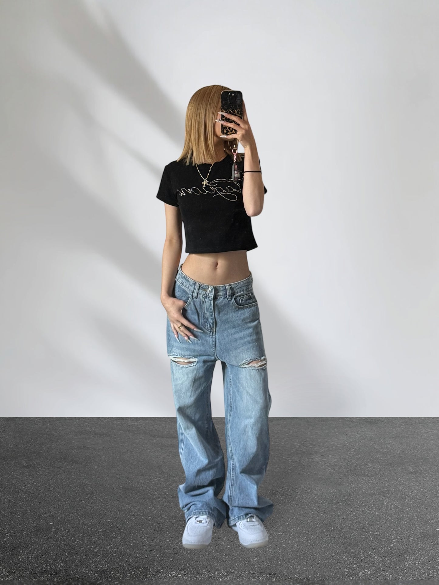 ビジューショートTシャツ DPB42163
