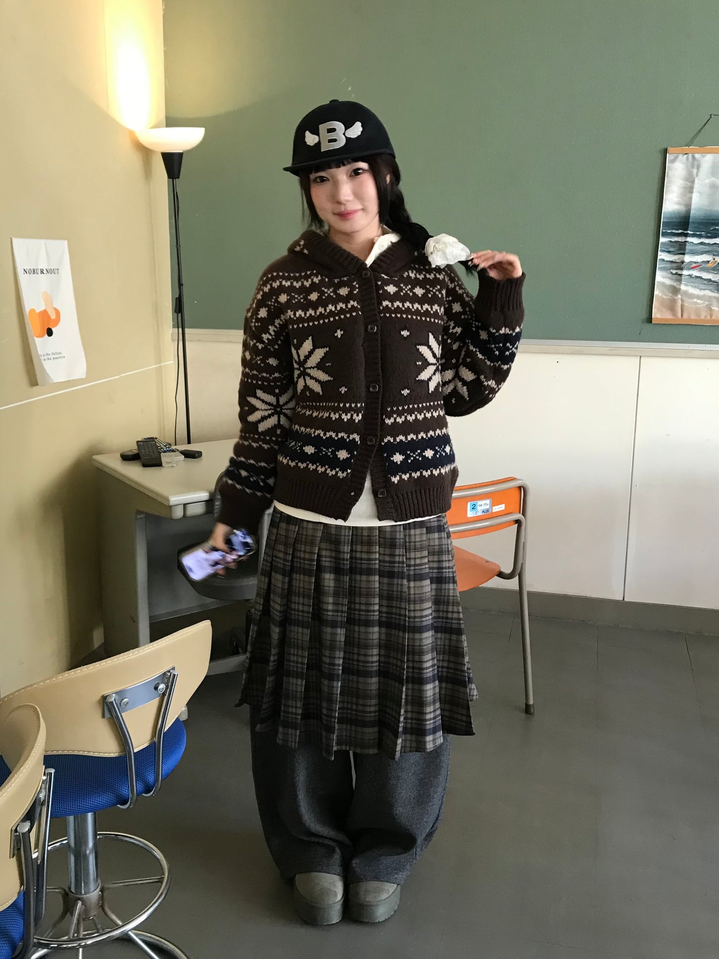 ノルディックニットパーカー DPB85422