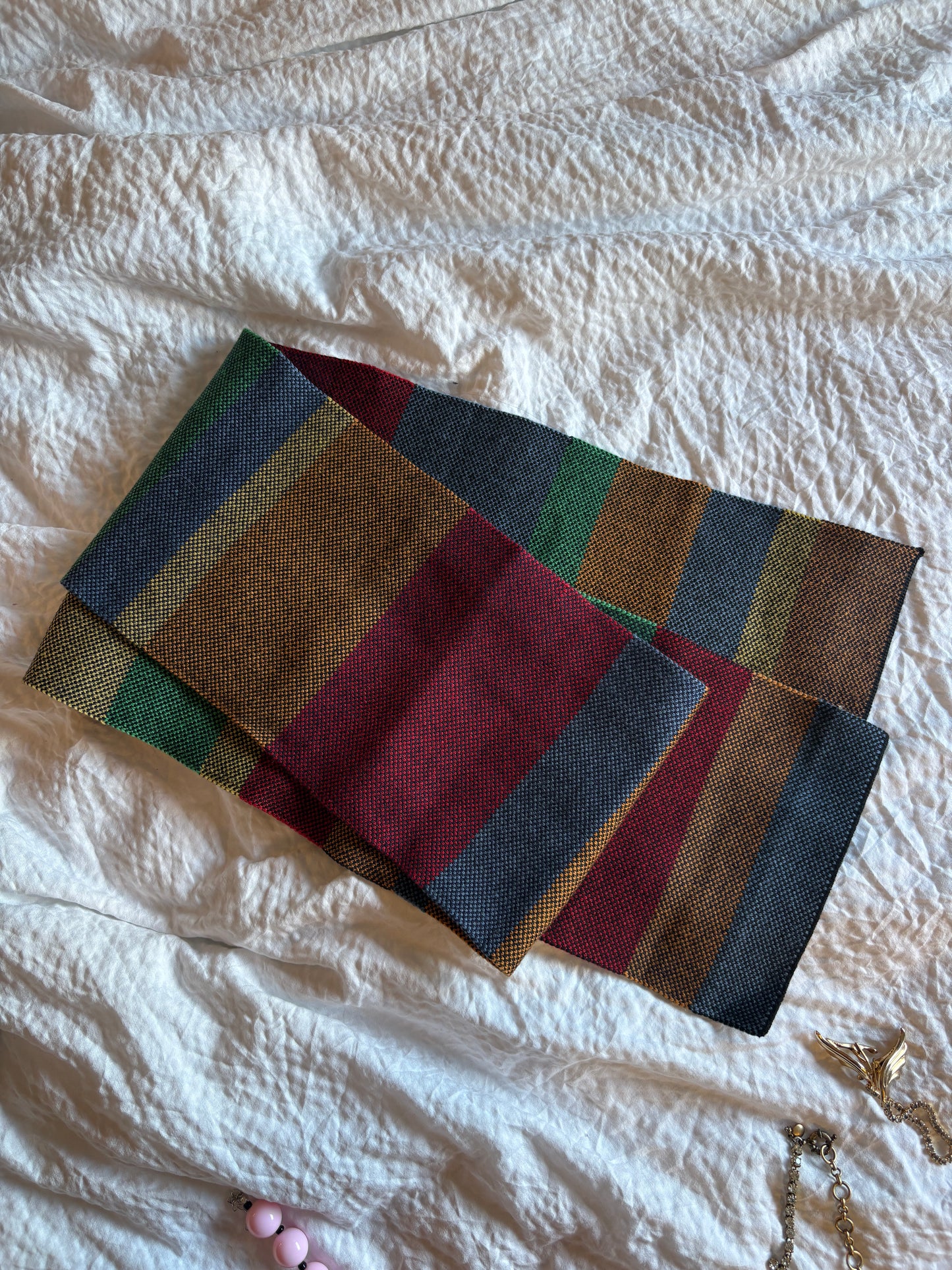 ウールストライプスカーフ DPA43780