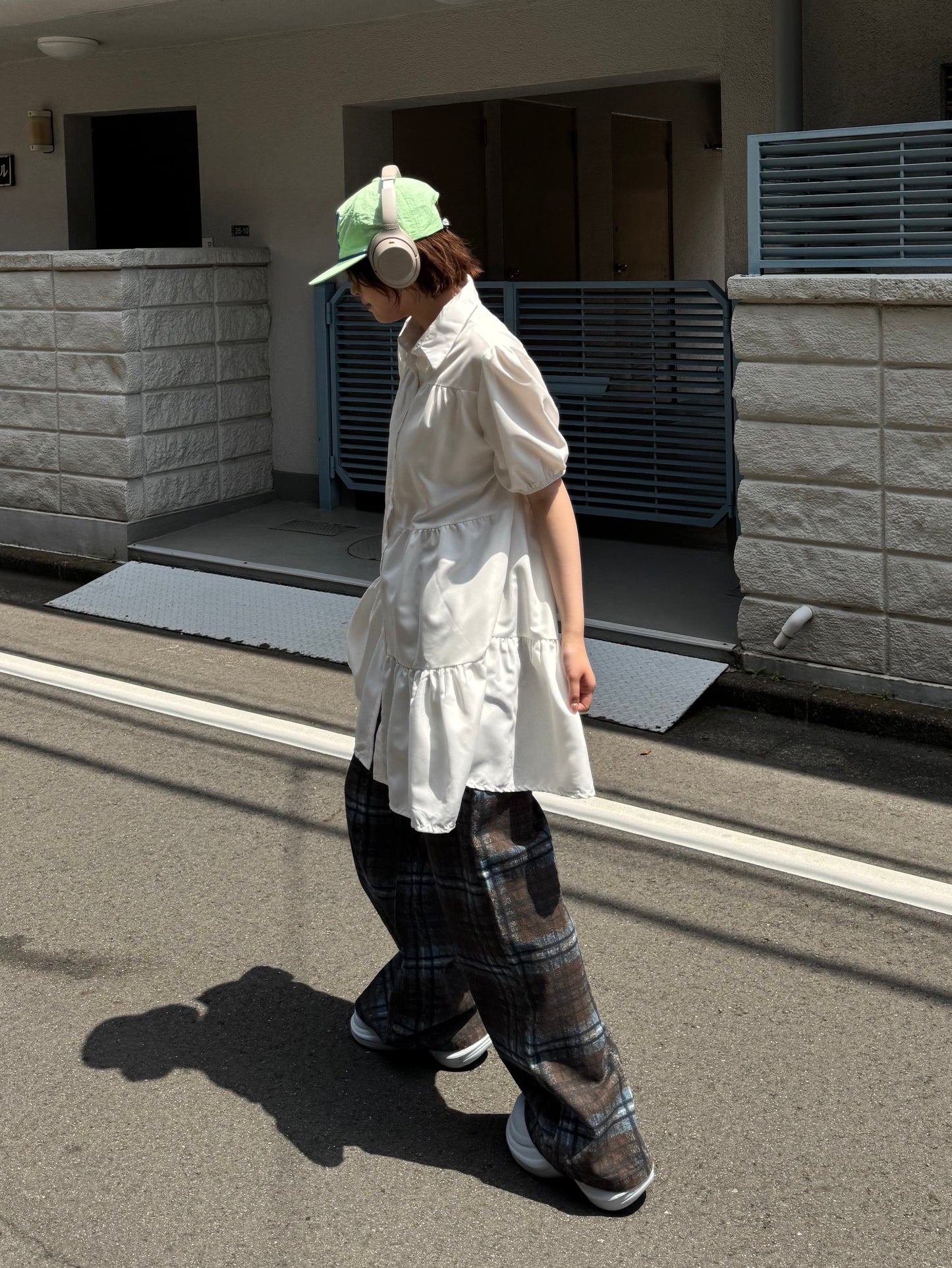 ギャザーシャツワンピース DPB91172