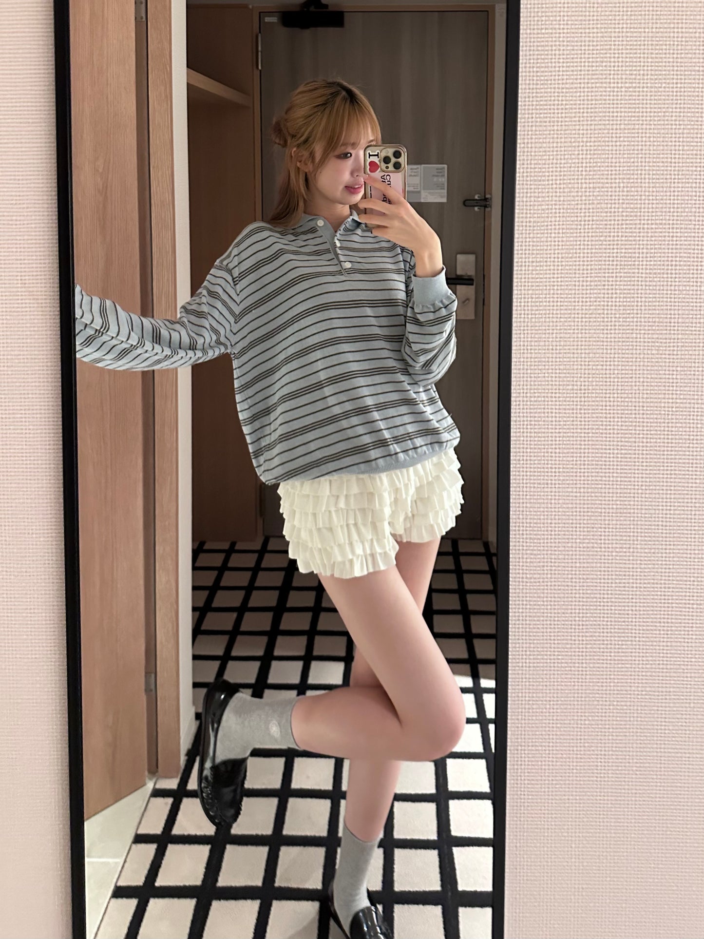 ギャザーティアードショートパンツ DPB81083