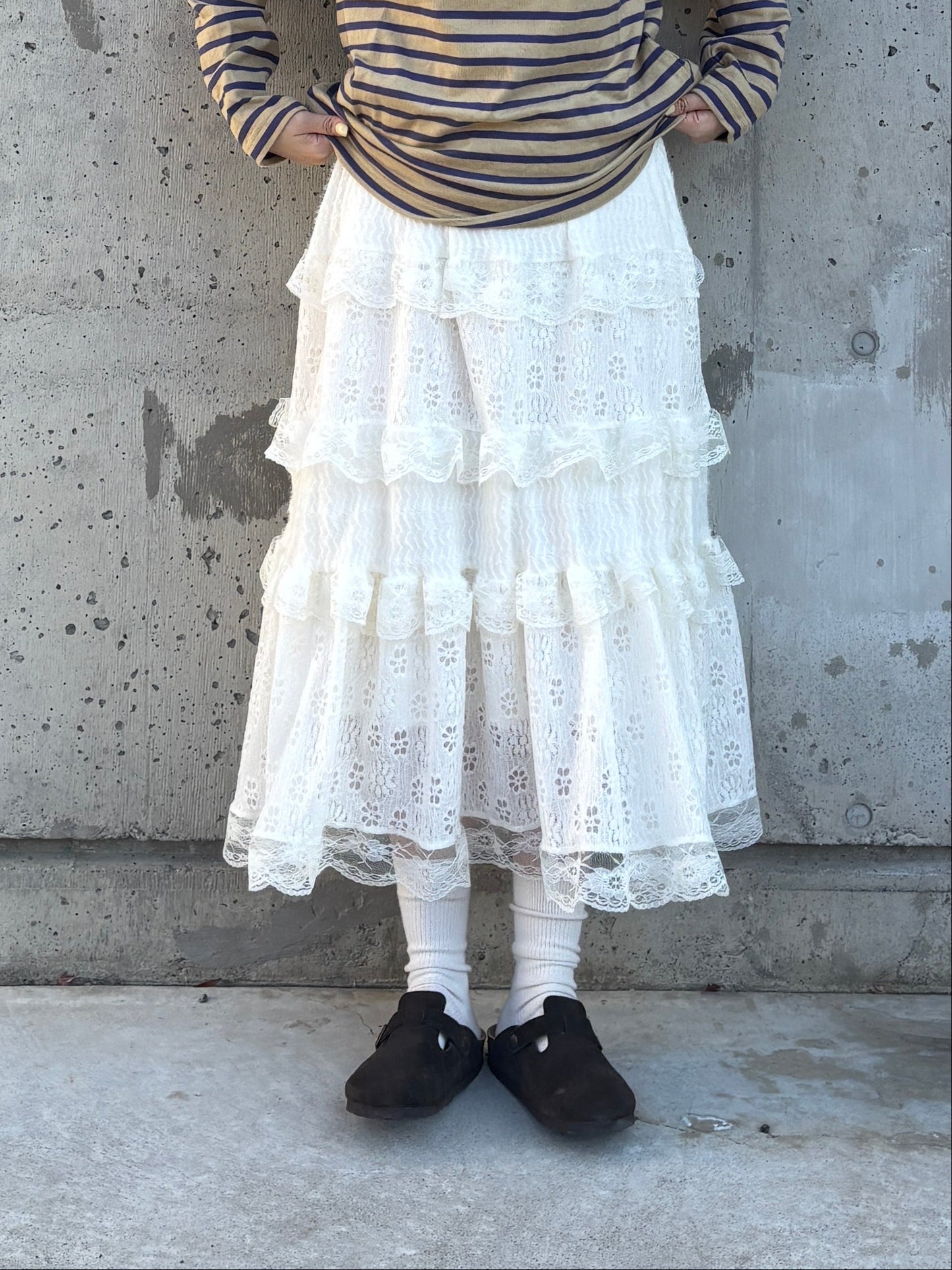 フリルレーススカート DPB84282