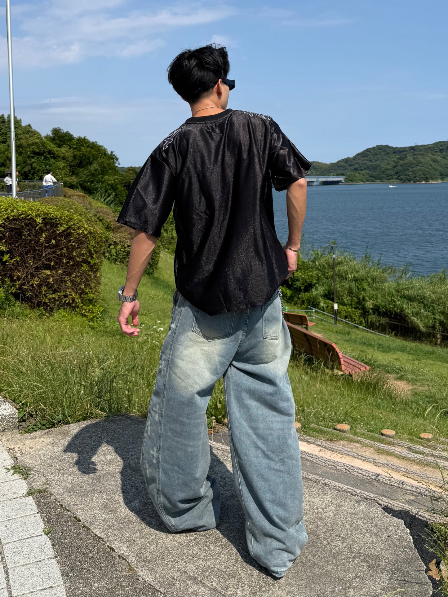 クロスオーバーデニムパンツ DPB90254