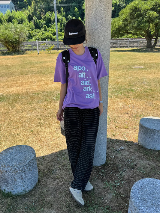レタリングクルーネックTシャツ DPC07057
