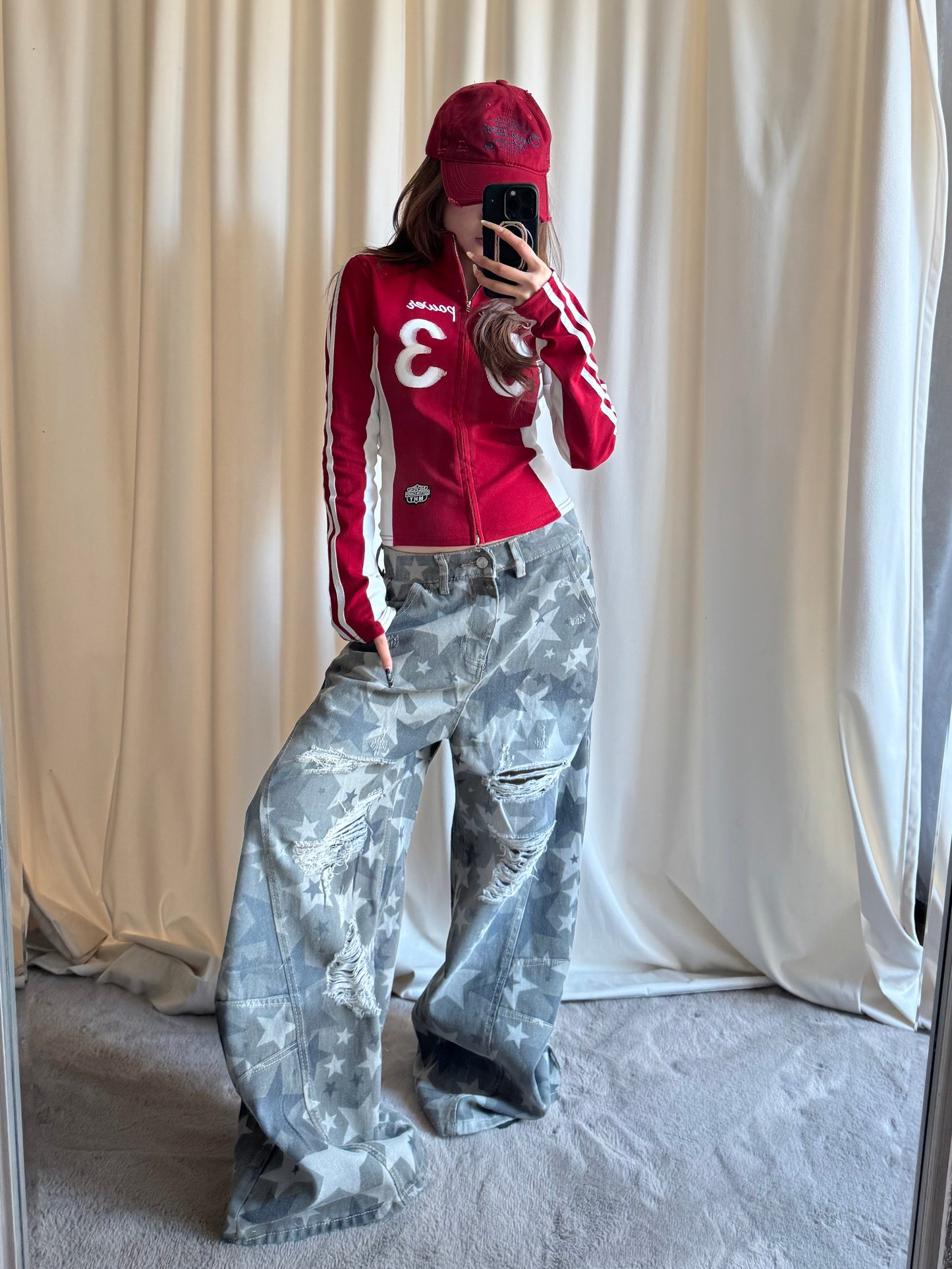 ダブルジップナンバートップス DPB86196