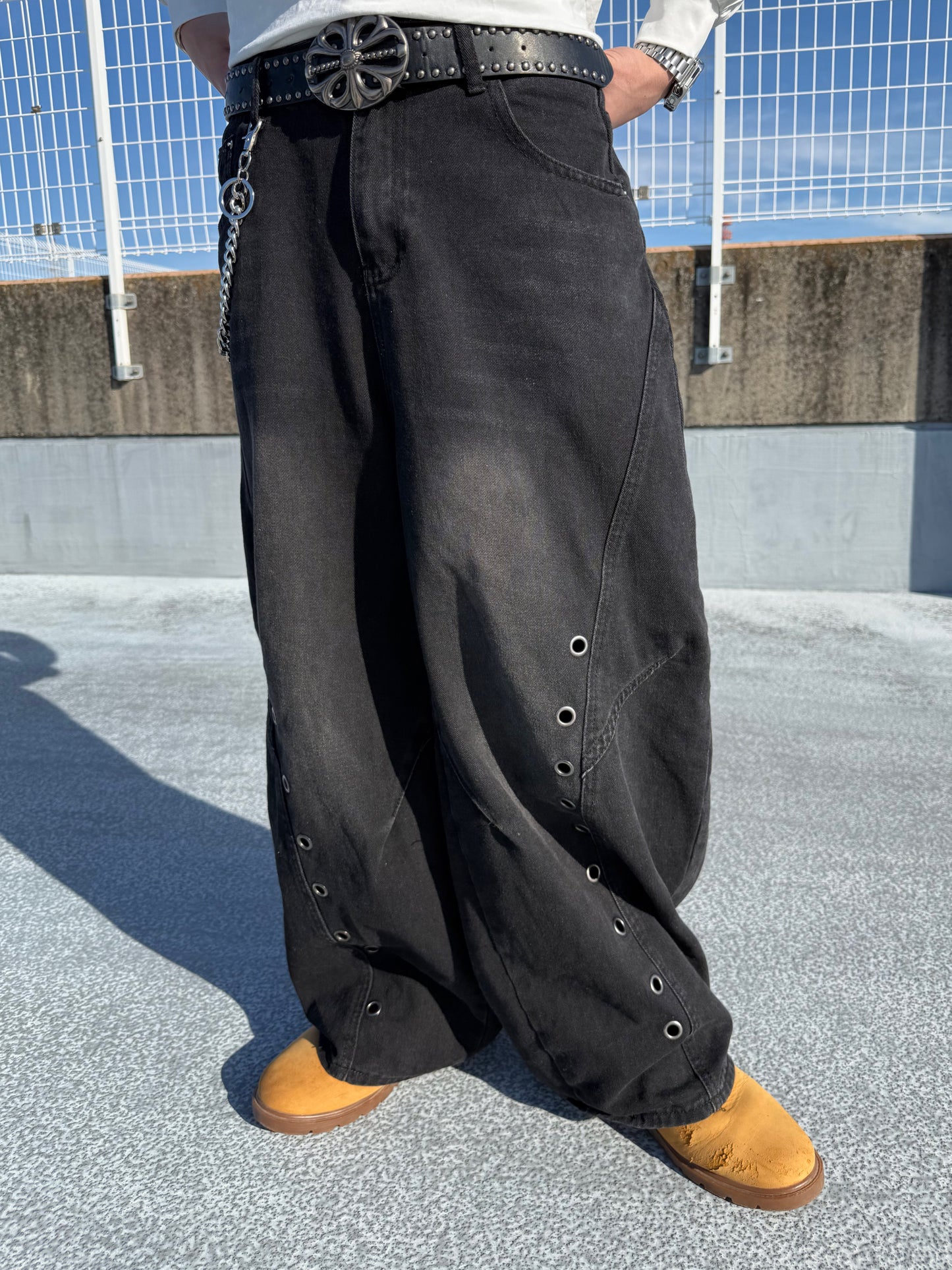 ラインホールデニムパンツ DPB90143