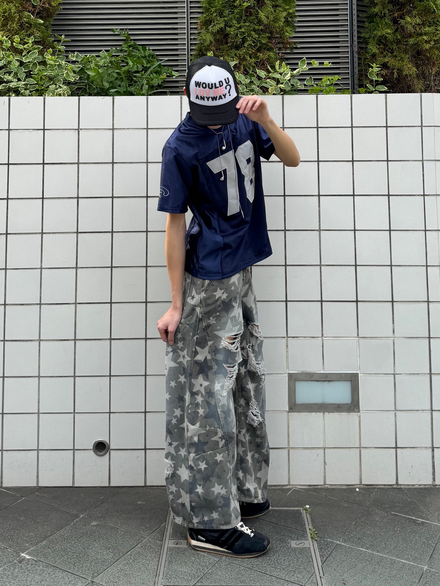 スターダメージデニムパンツ DPC05033