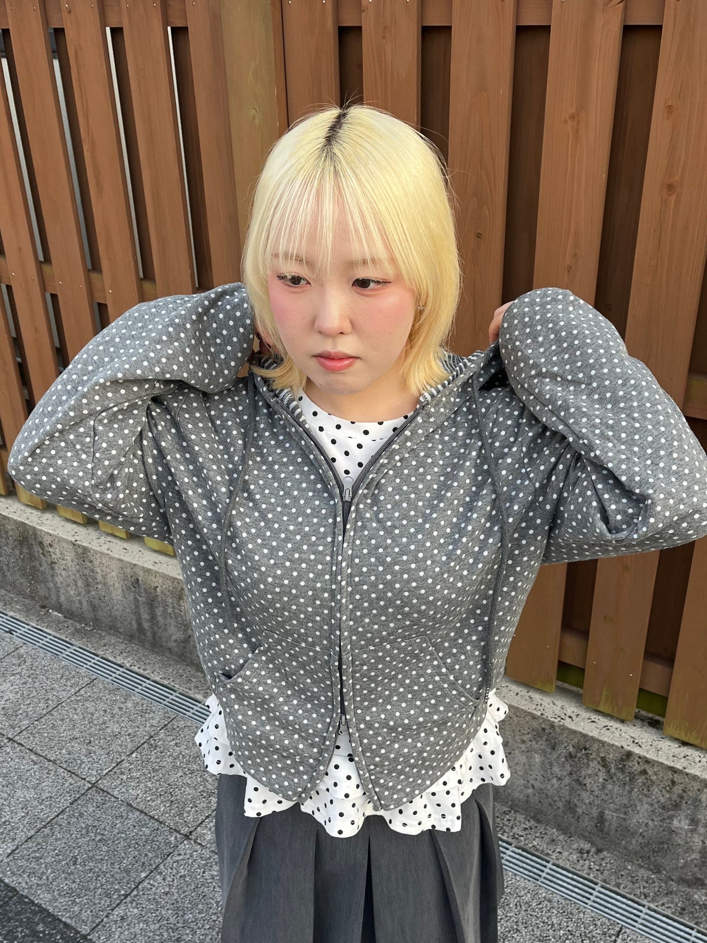 ストラップドットパーカー DPB97081