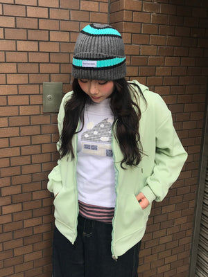 ライトグリーンジップパーカー DPB89221