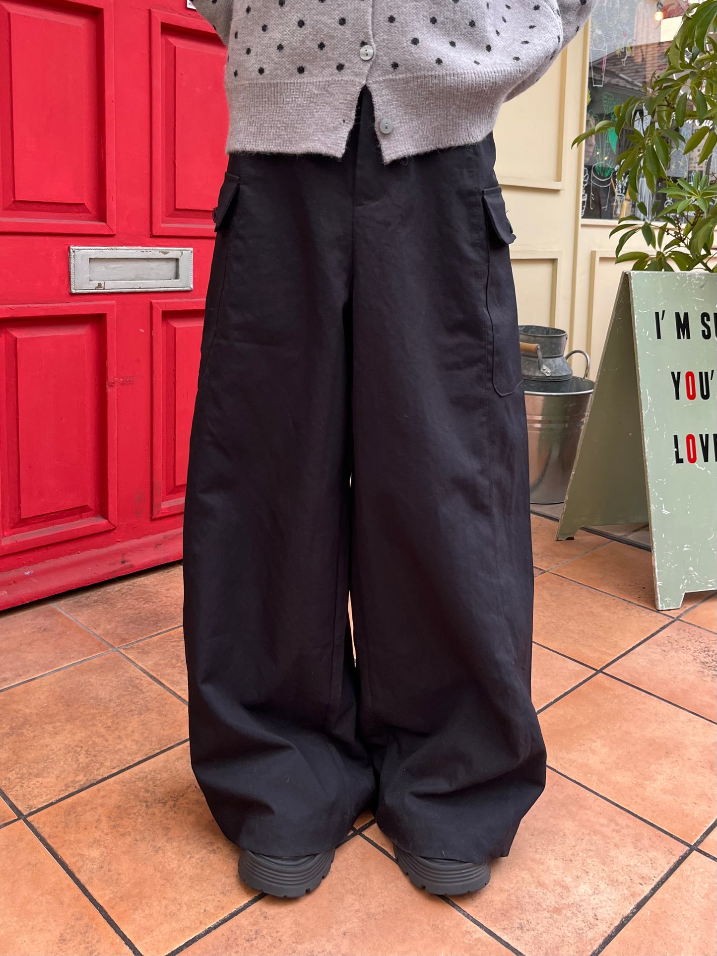 ワイドスラックスパンツ DPB94028