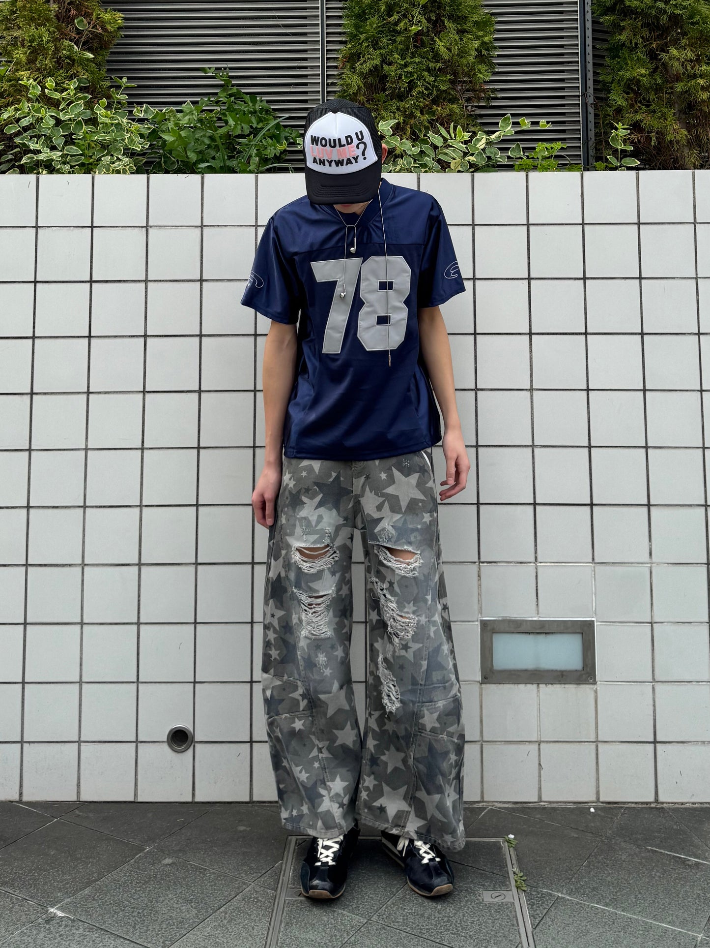 スターダメージデニムパンツ DPC05033