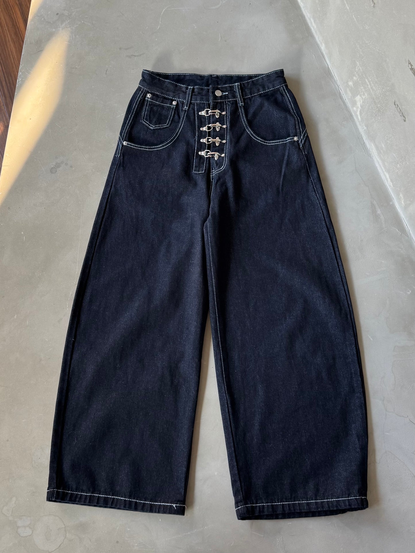フロントデザインデニムパンツ DPB91098