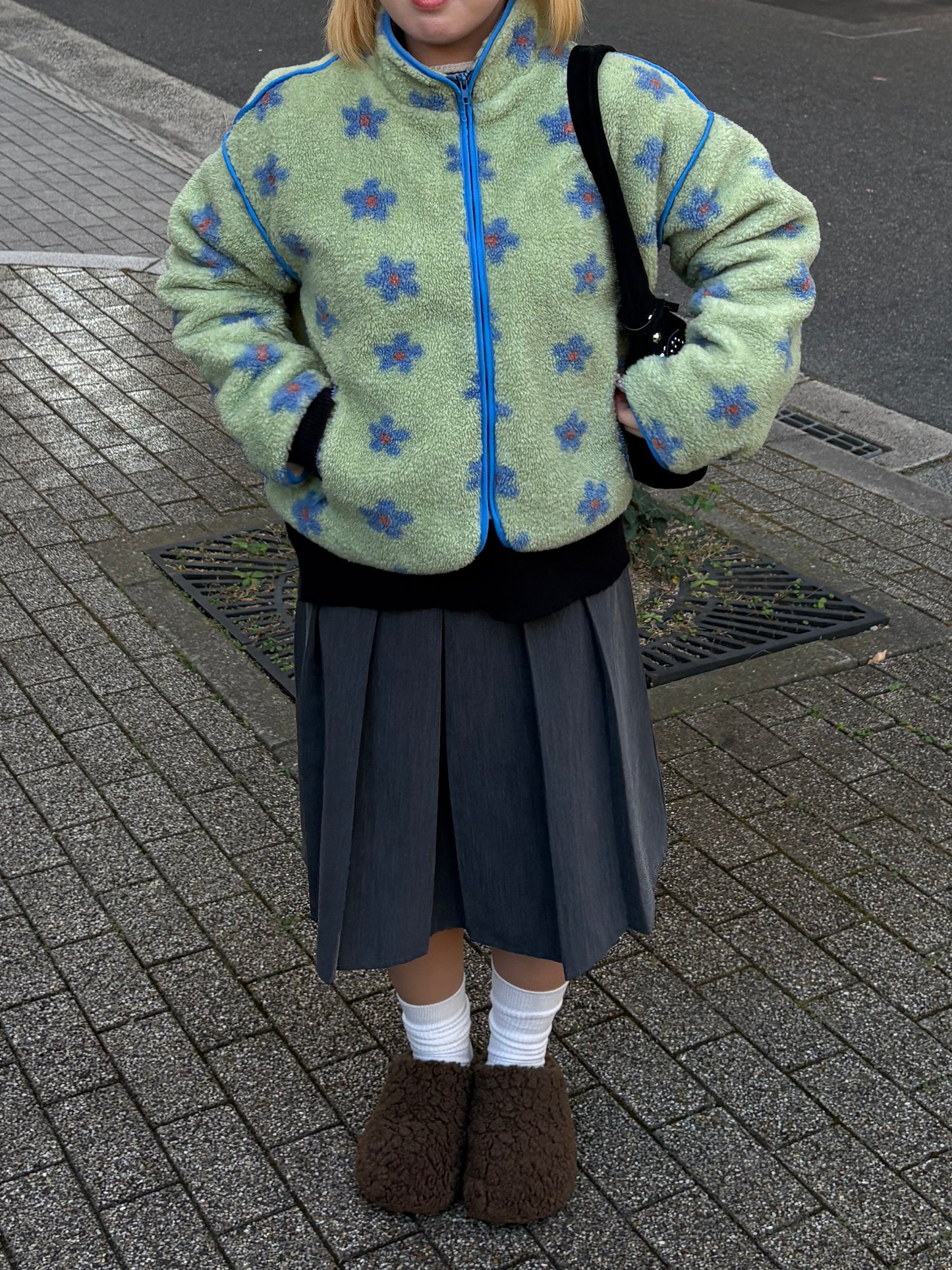 フラワーフリースジャケット DPB97044