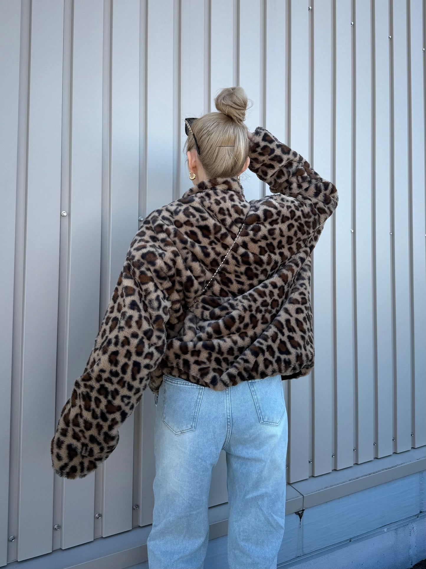 リバーシブルレオパードジャケット DPB73508