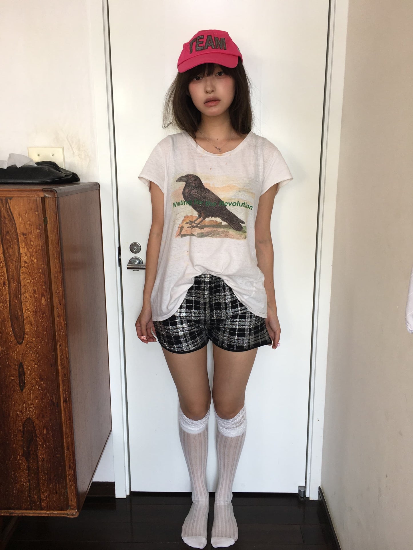チェックショートパンツ DPC09075
