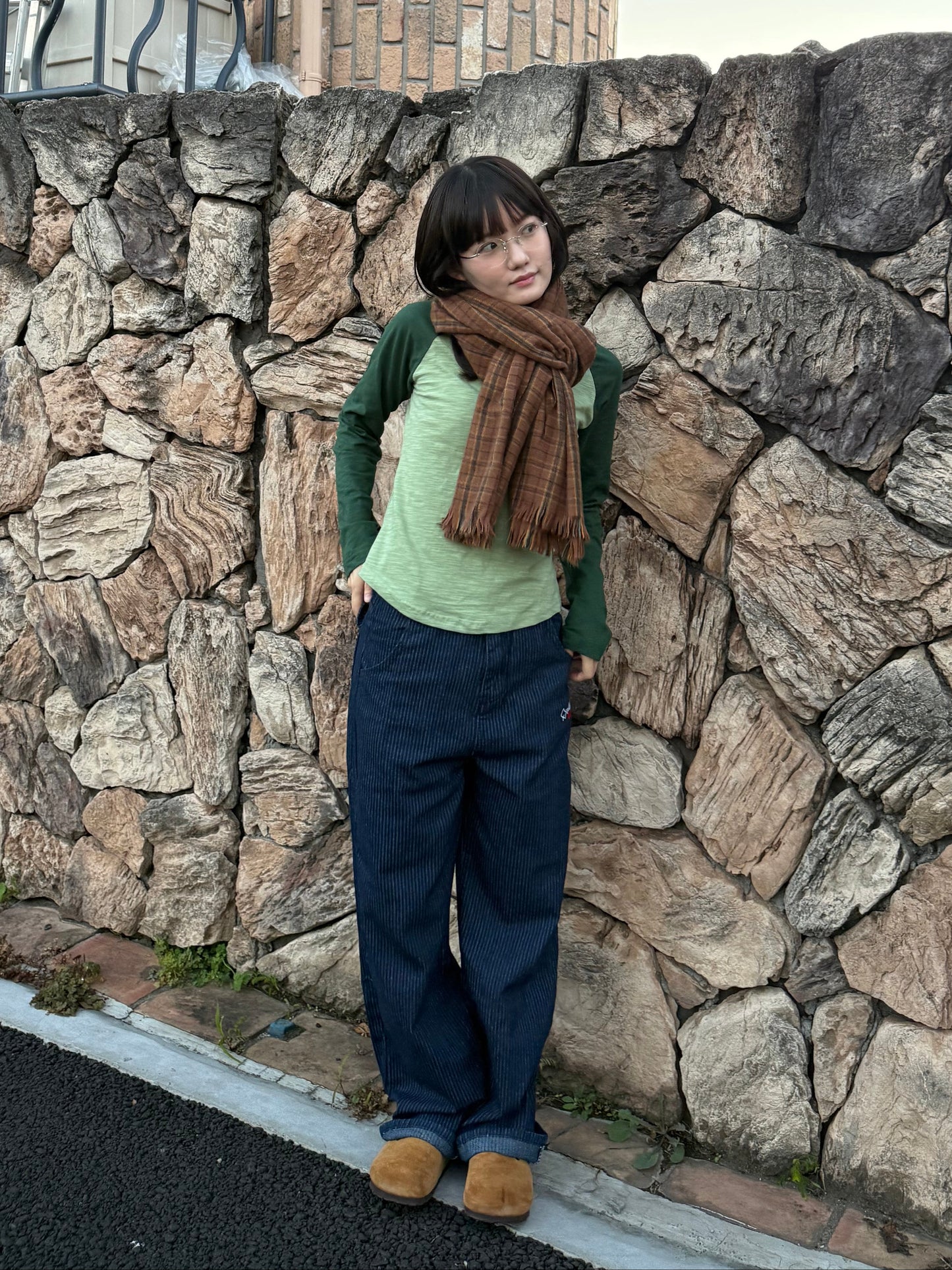 ストライプレトロデニムパンツ DPA43679