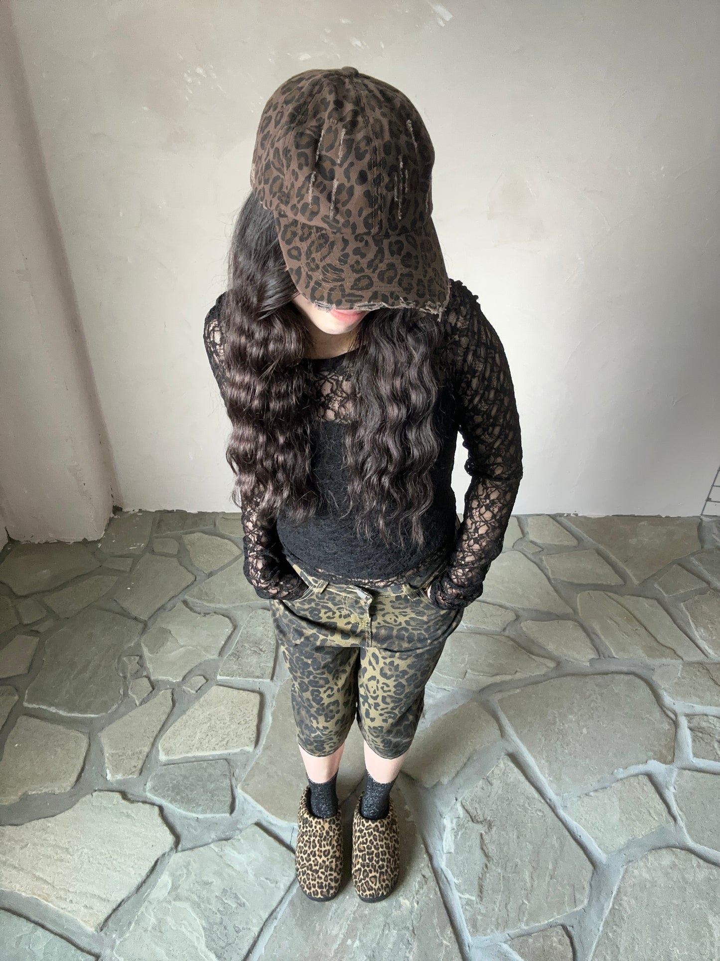 ダメージレオパードキャップ DPB95025