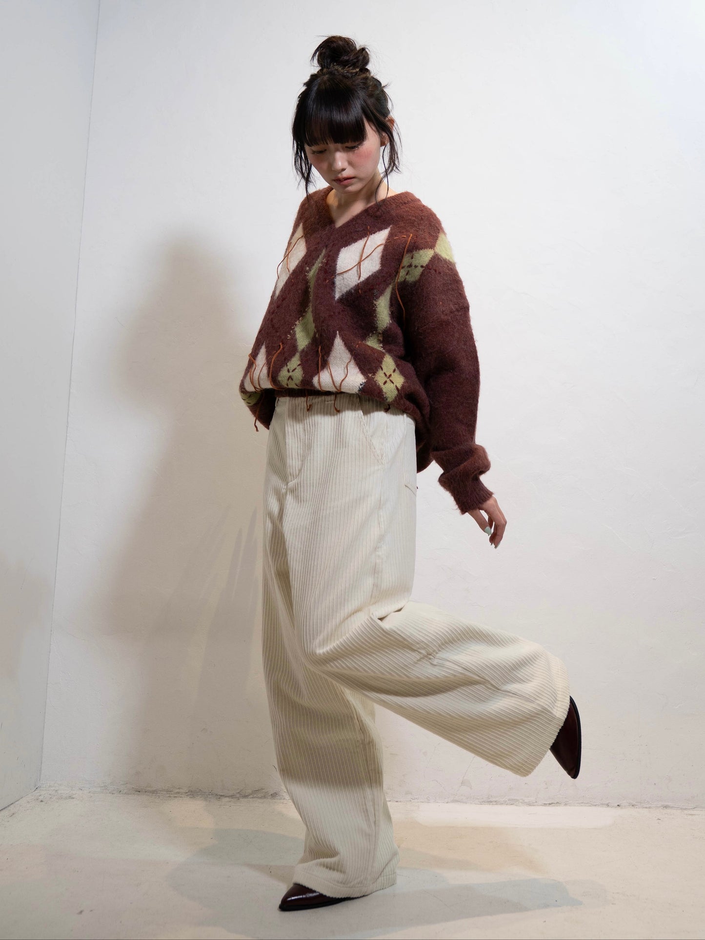 コーデュロイワイドパンツ DPC02008