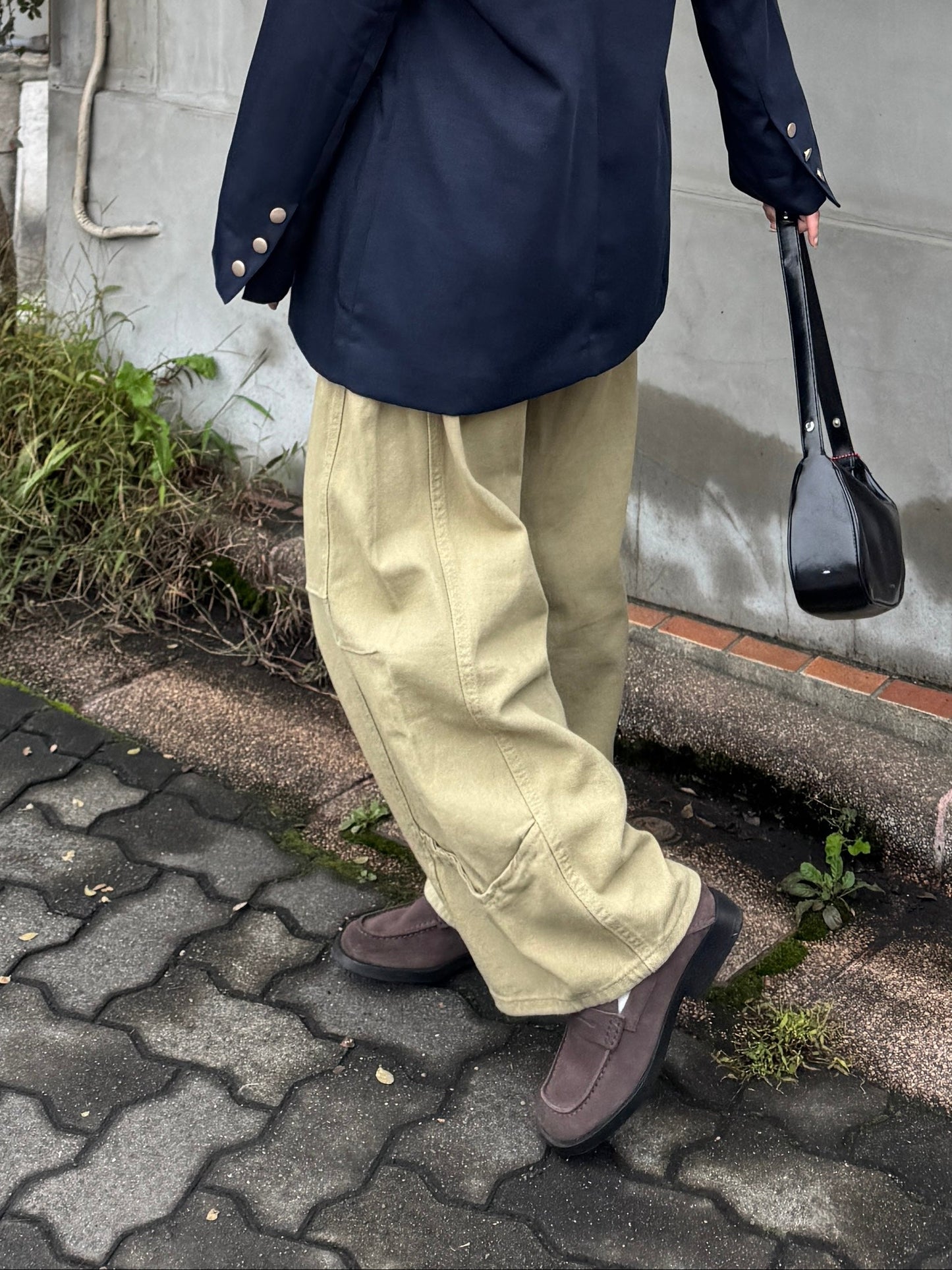 ワイドデザインチノパンツ DPB78202