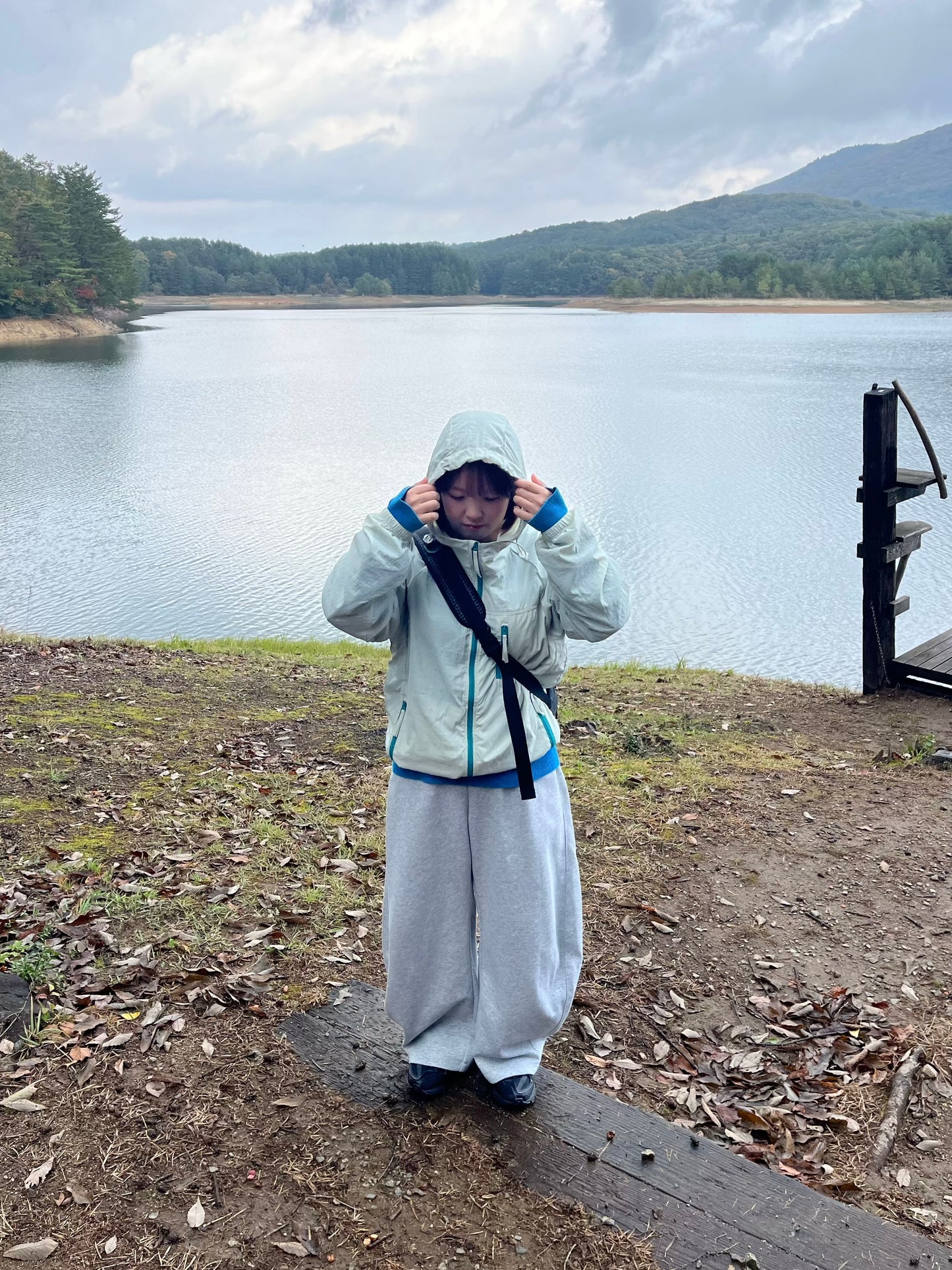 バイカラーアノラックパーカー DPB97031