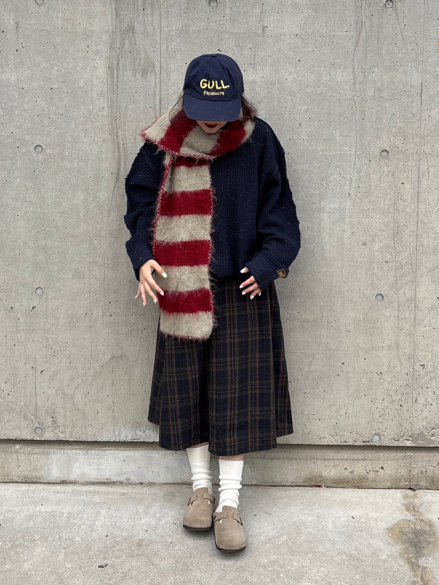 ボーダーマフラー DPB84099