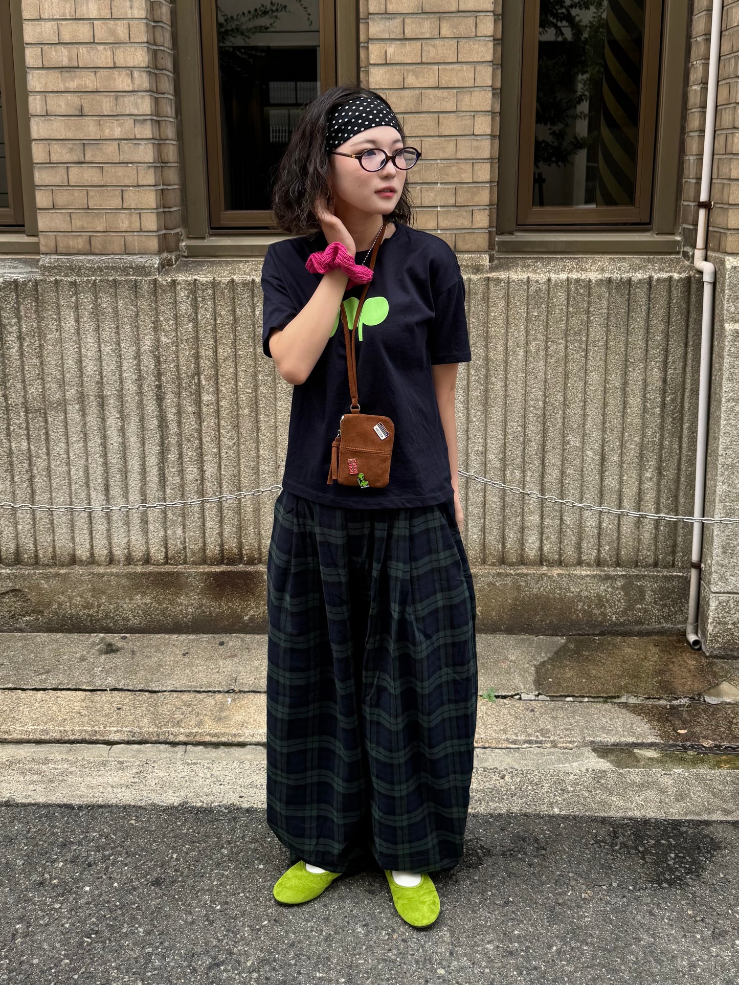 カーブラインチェックパンツ DPB85295