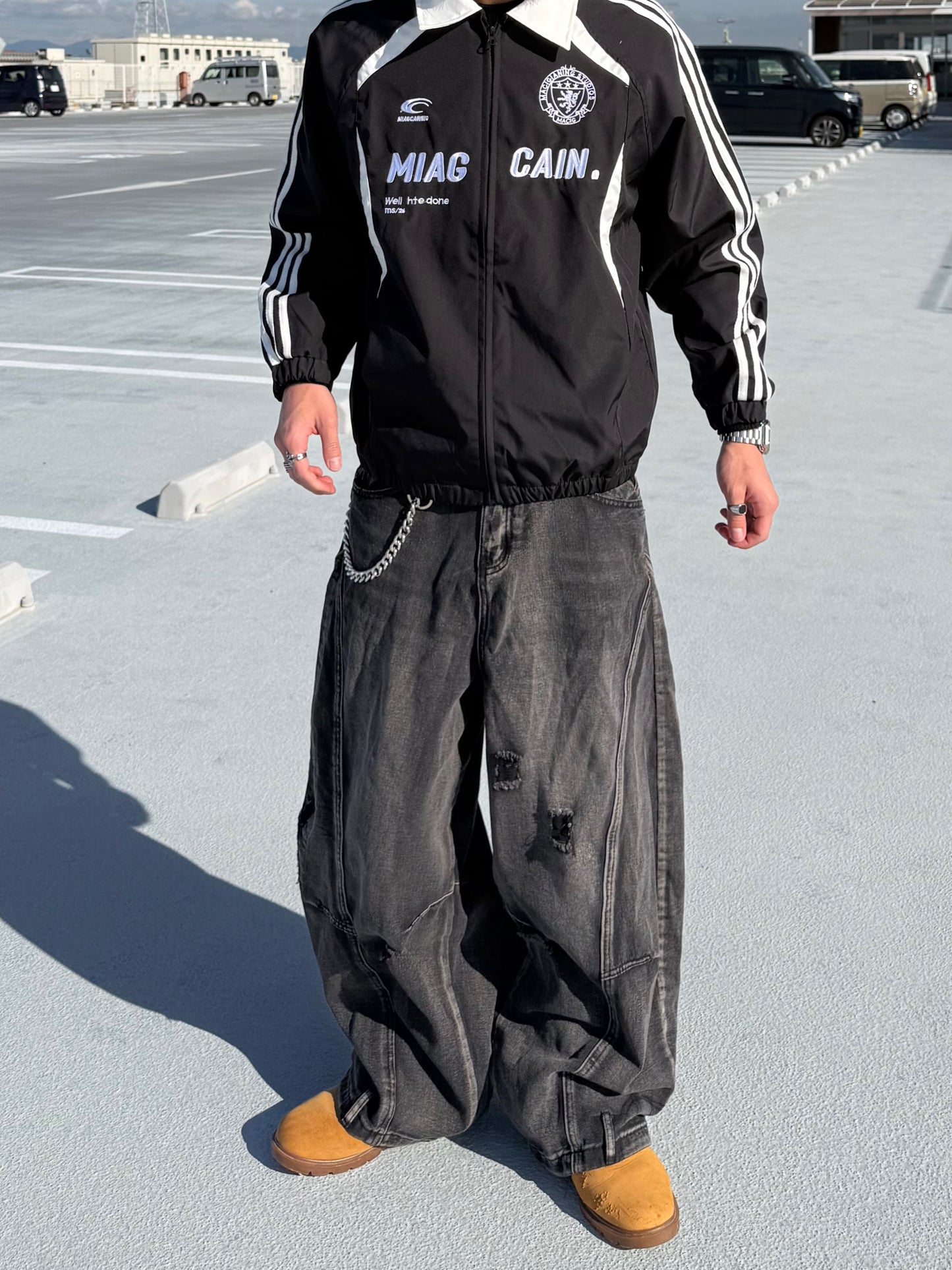 ダメージデザインデニムパンツ DPB90140