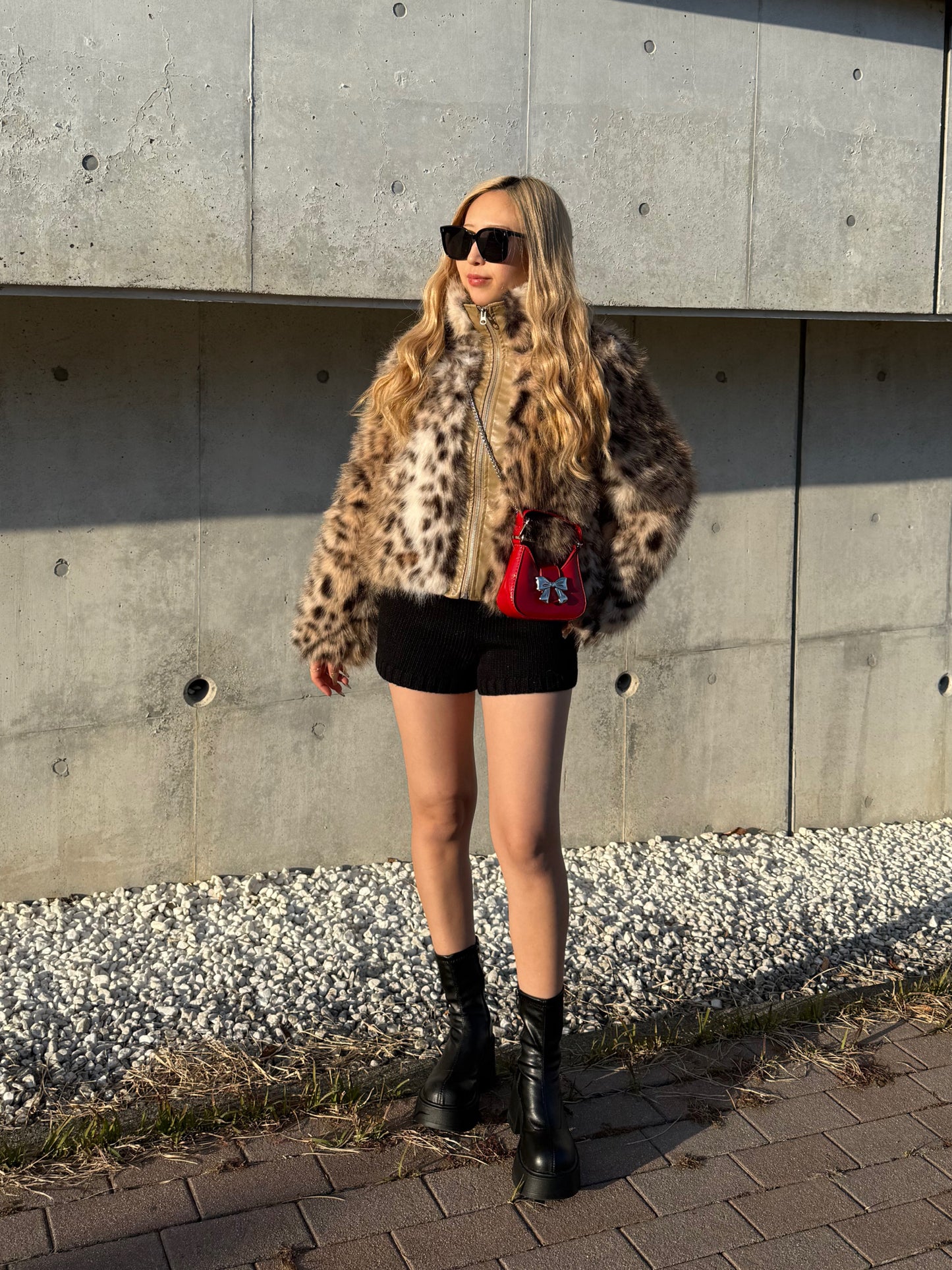 レオパードミニファーコート DPB73539