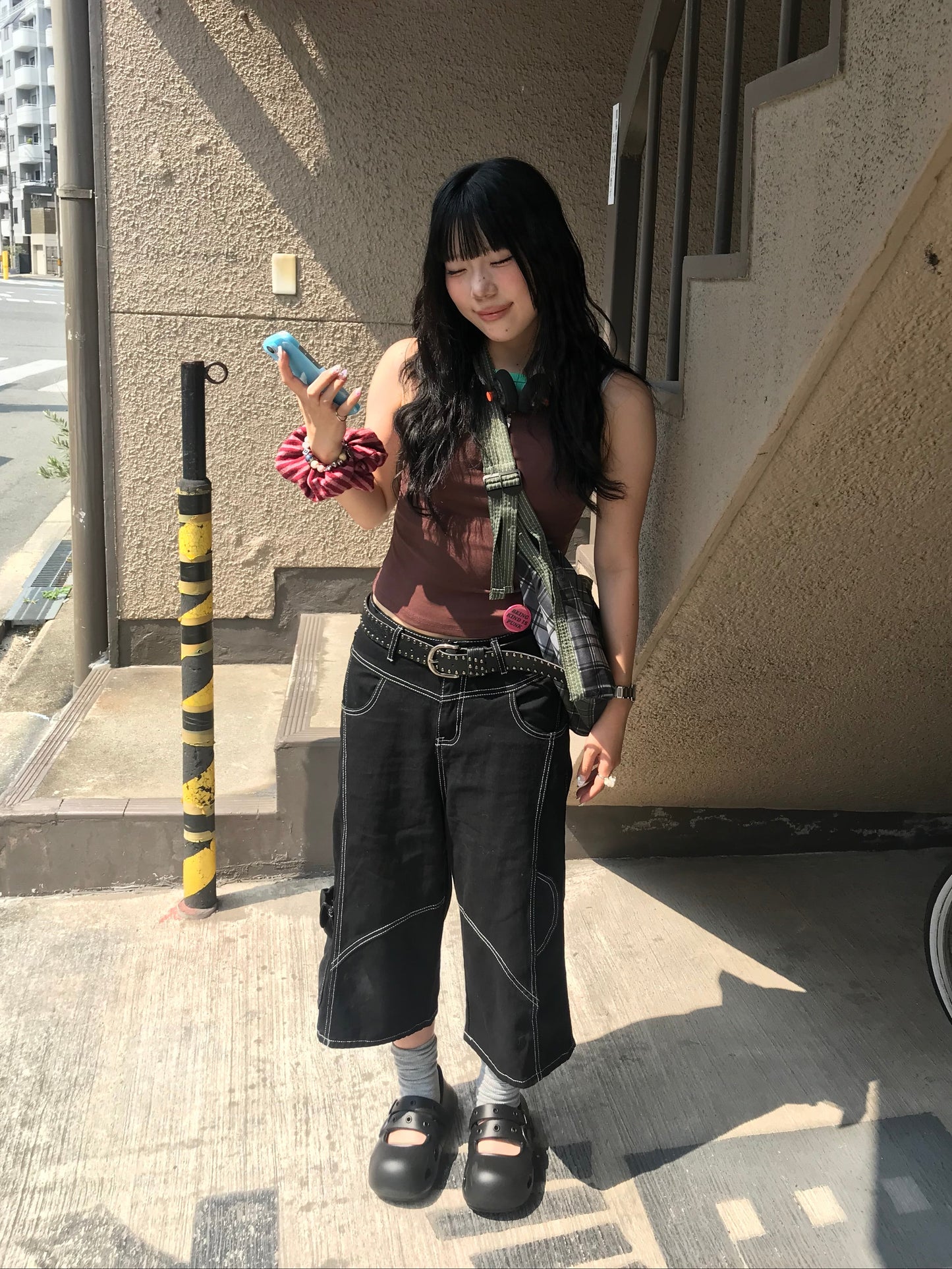 ブラックステッチハーフパンツ DPB89294