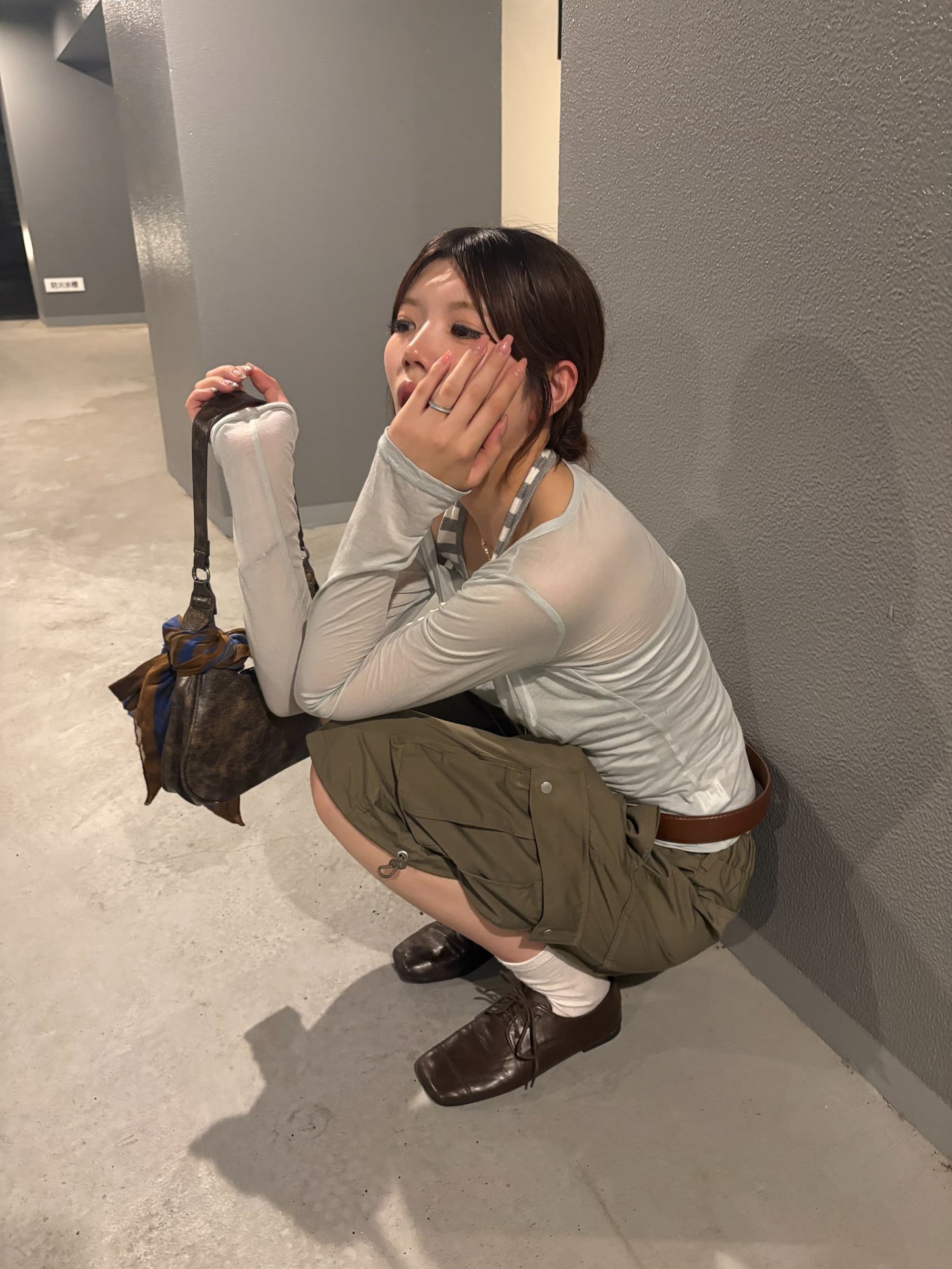 シアーTホルターネックキャミセット DPC08036