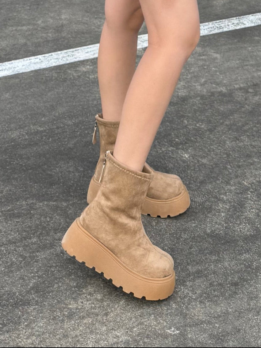 スエードライクハイカットブーツ DPB73522