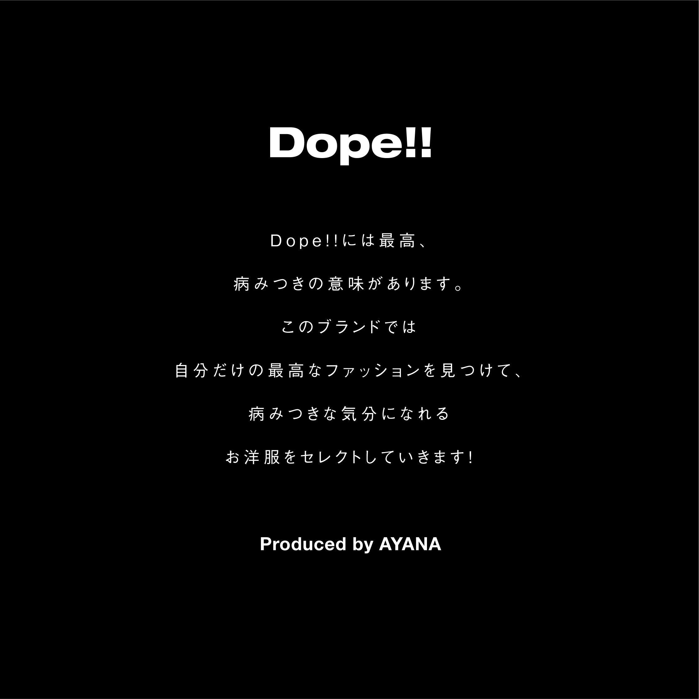 DOPE!!」ayana – CRAMMY