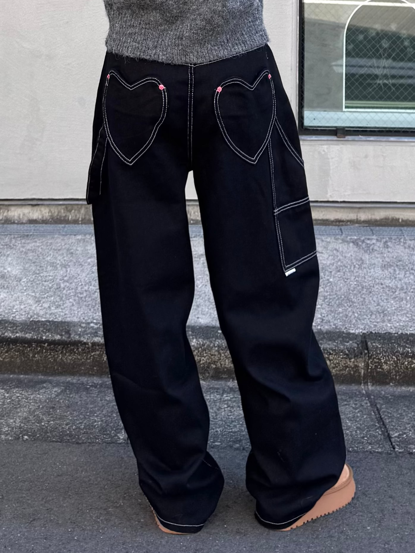 ハートポケットデニムパンツ DPB91076