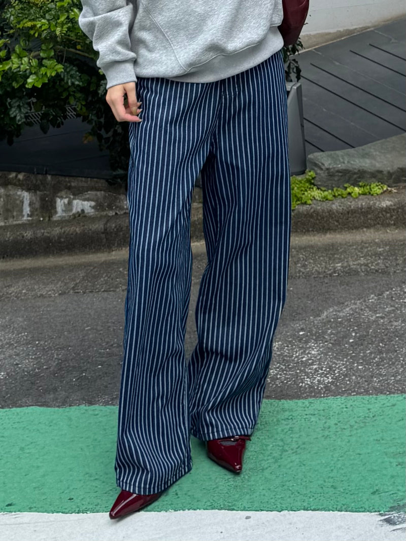 ストライプデニムパンツ DPB47419 – CRAMMY ストライプデニムパンツ DPB47419 – CRAMMY
