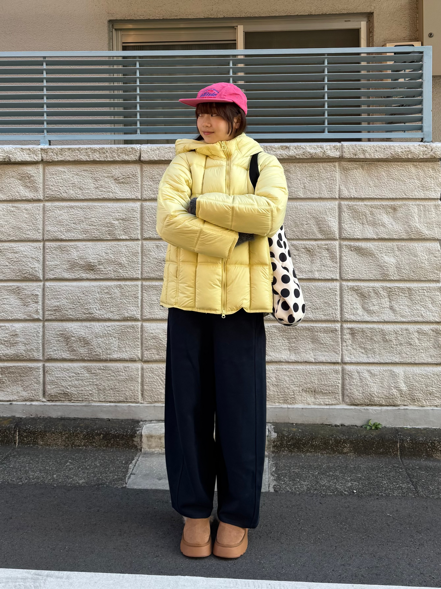 レモンイエロー中綿ジャケット DPB91071