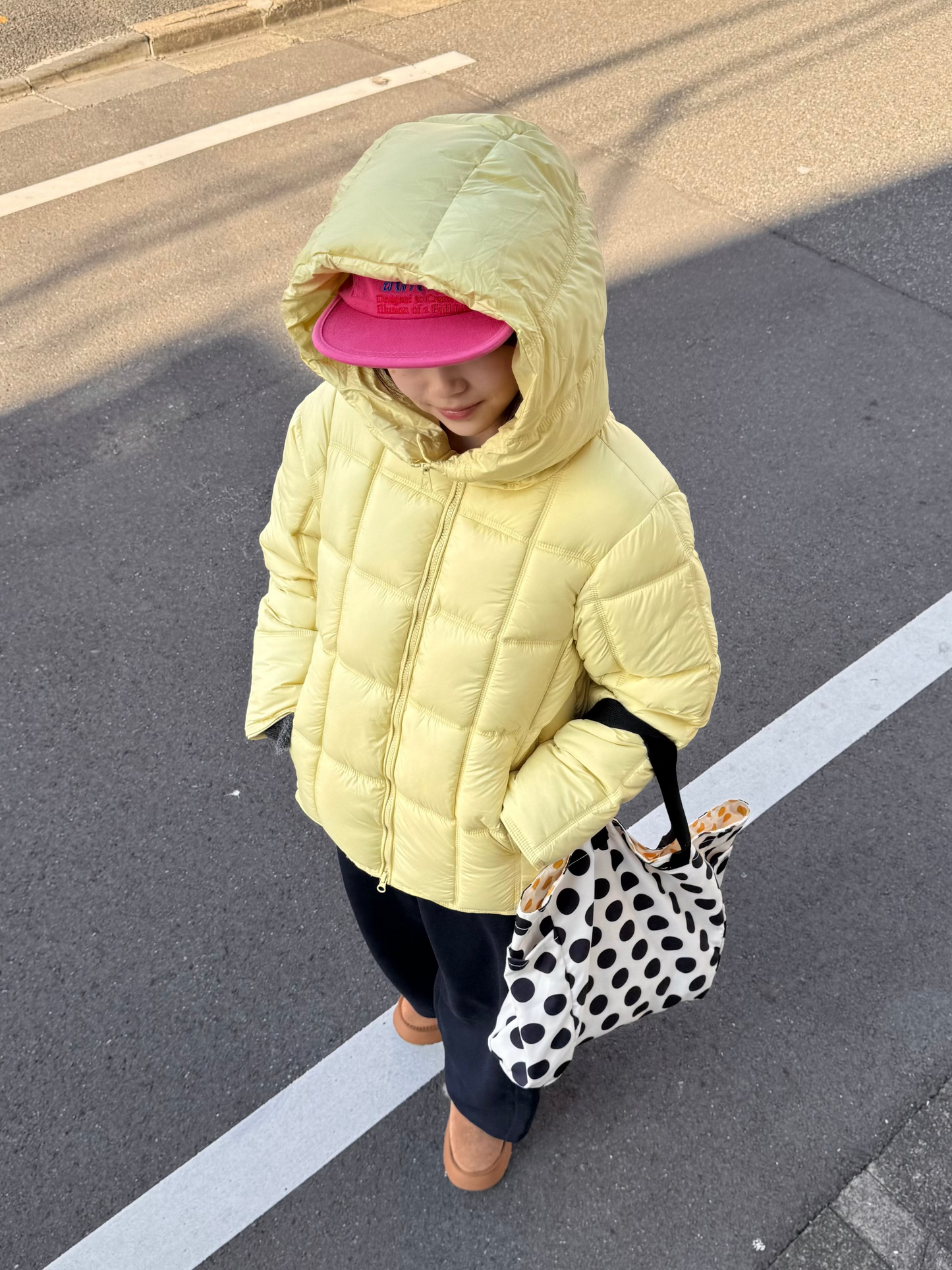 レモンイエロー中綿ジャケット DPB91071