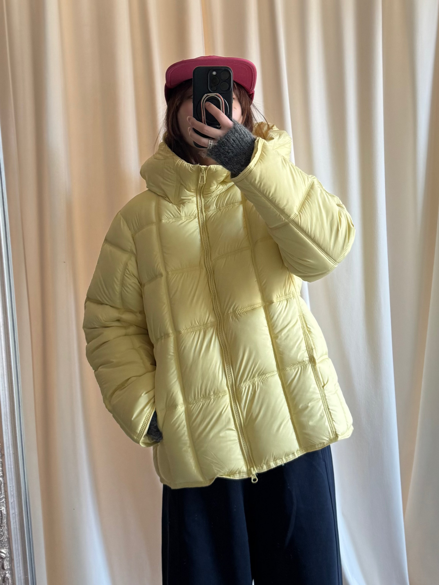 レモンイエロー中綿ジャケット DPB91071