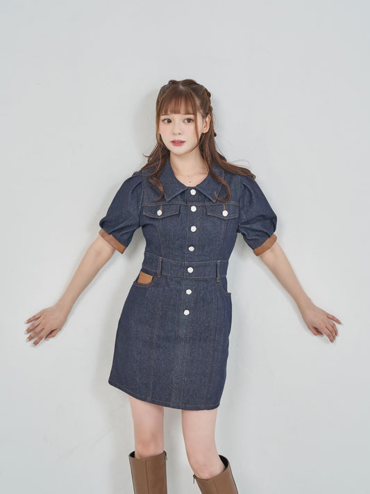 2way Denim Onepiece