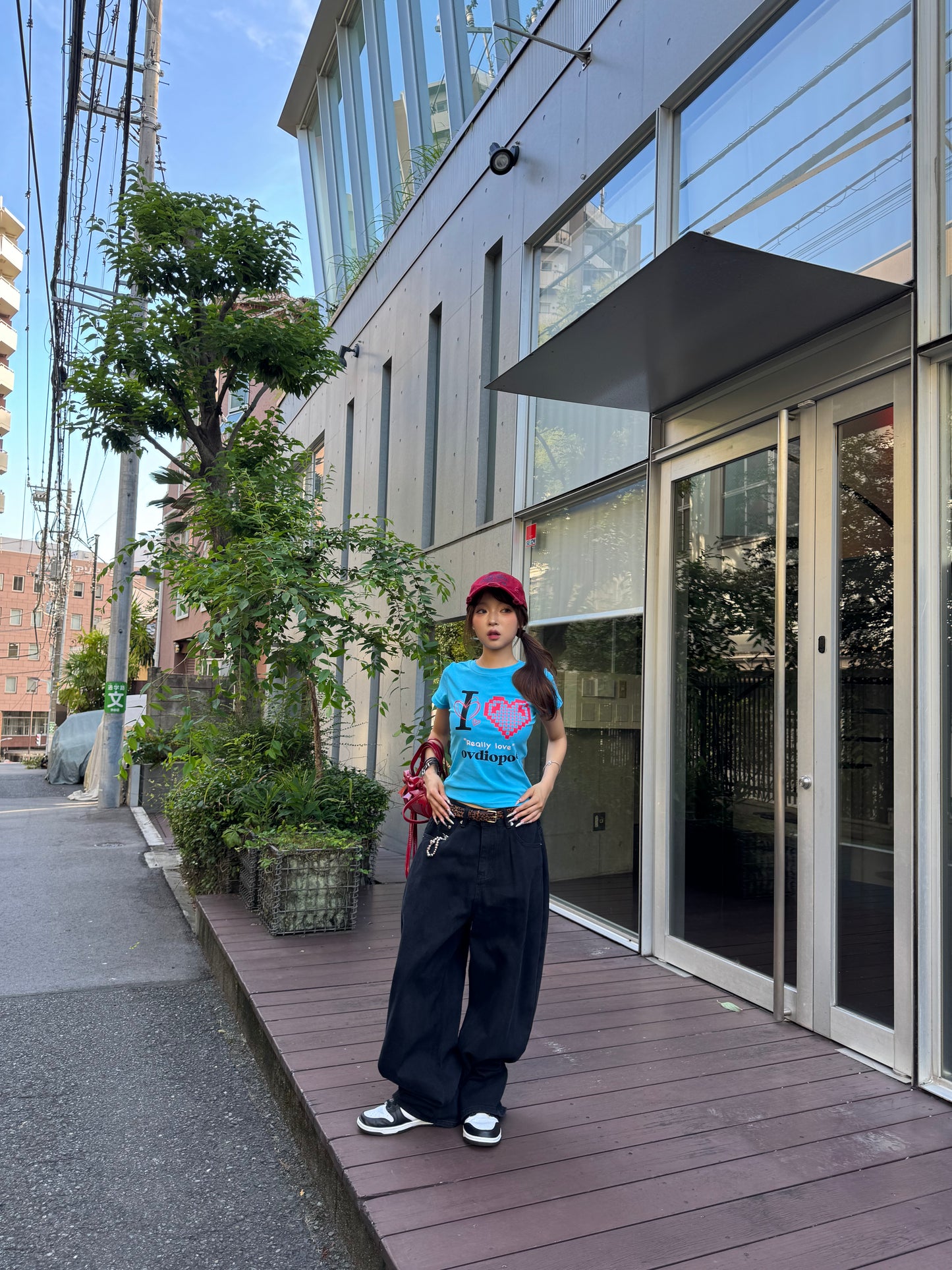 バックリボンデニムパンツ DPB86046