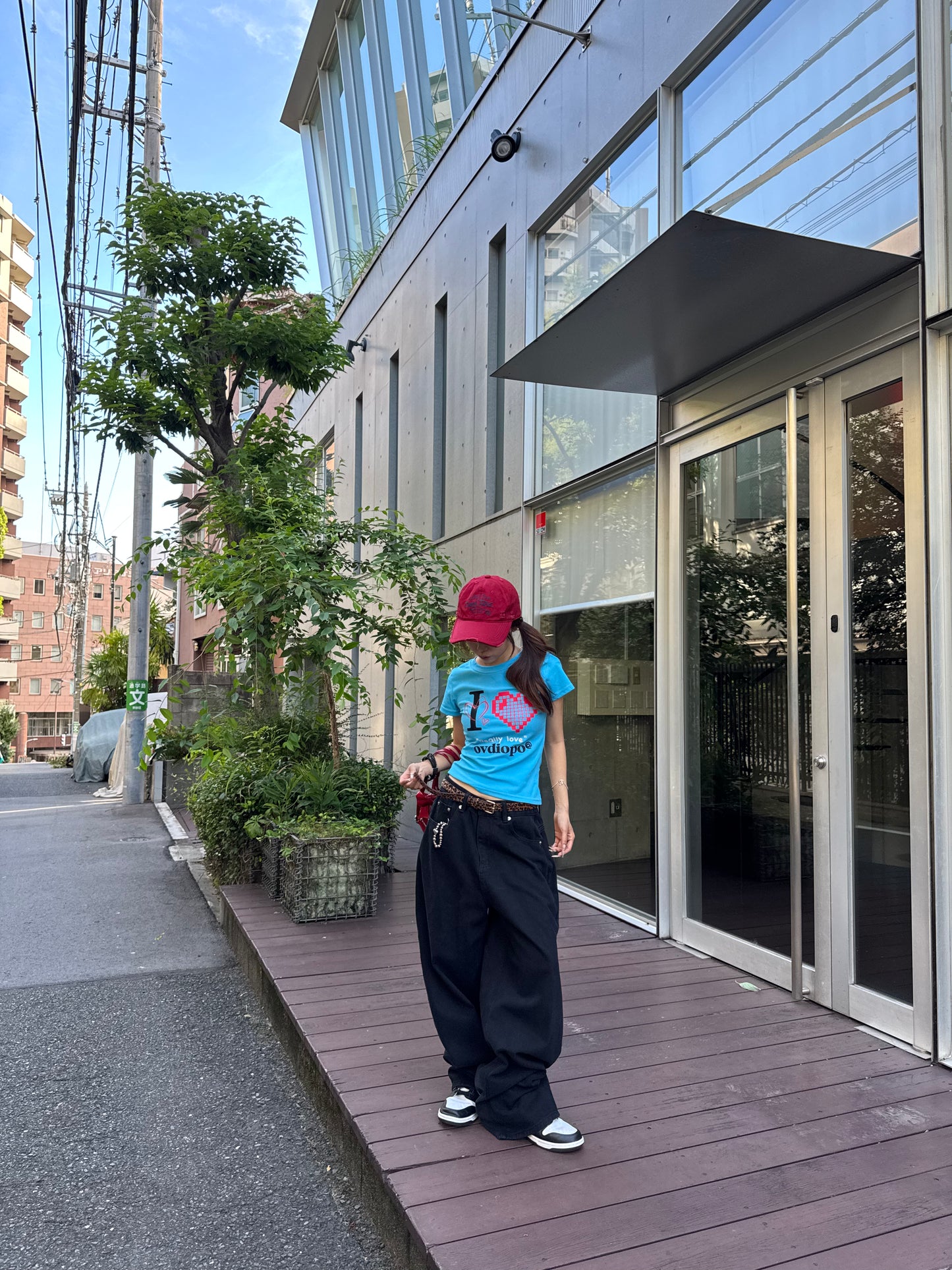 バックリボンデニムパンツ DPB86046