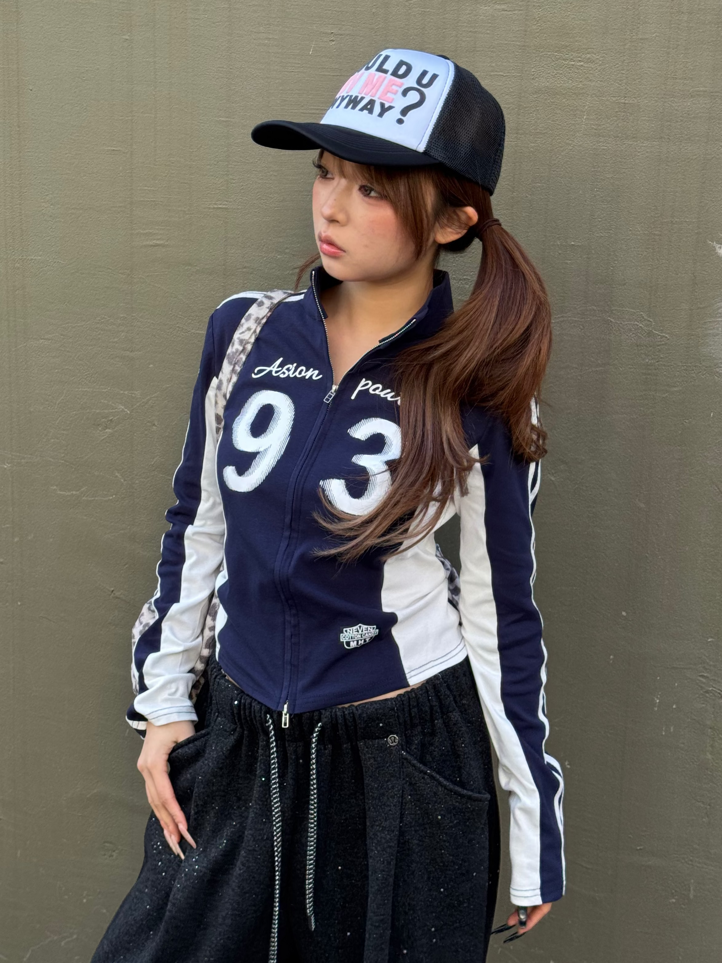 ダブルジップナンバートップス DPB86196