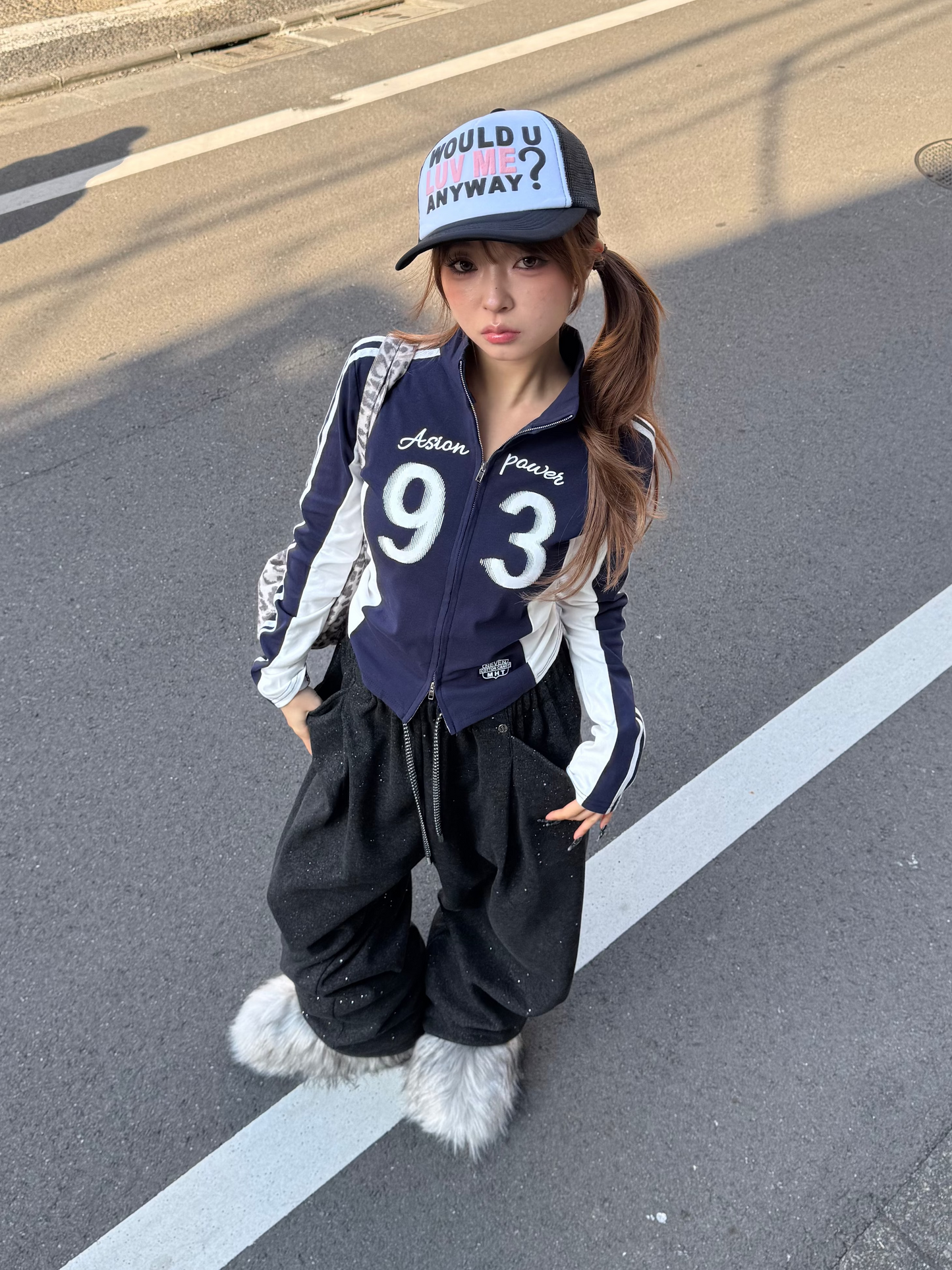 ダブルジップナンバートップス DPB86196