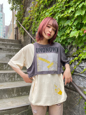 ドッキングカットアウトTシャツ DPA20257