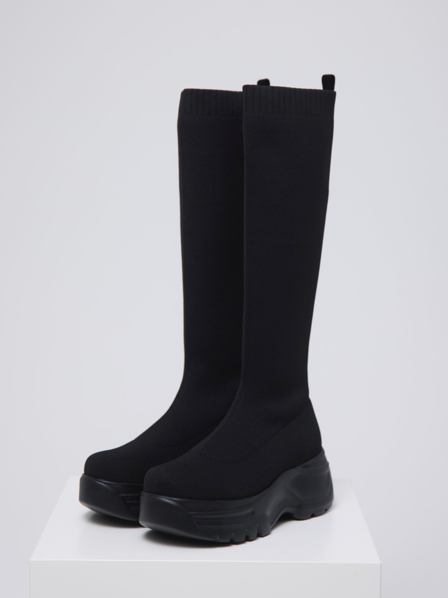 platform long boots