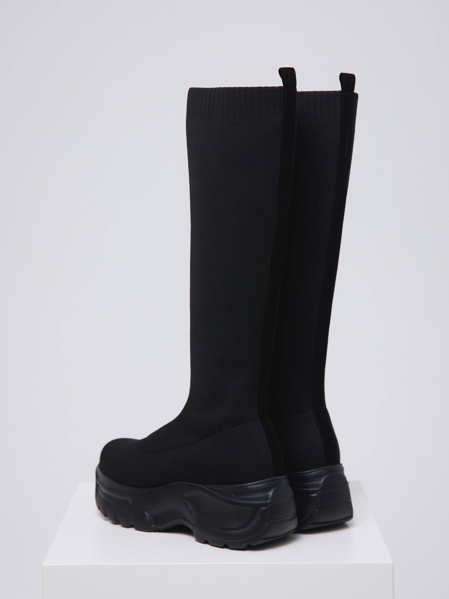 platform long boots