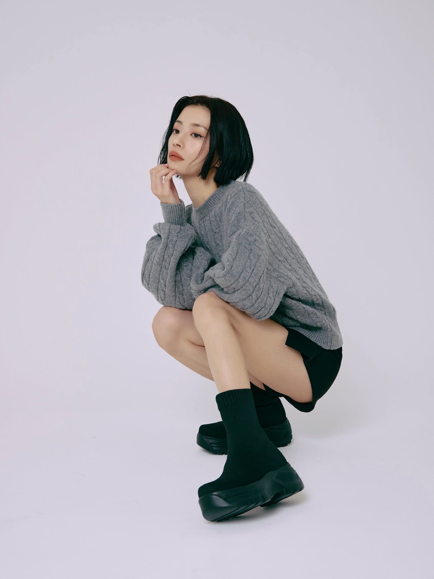 platform short boots