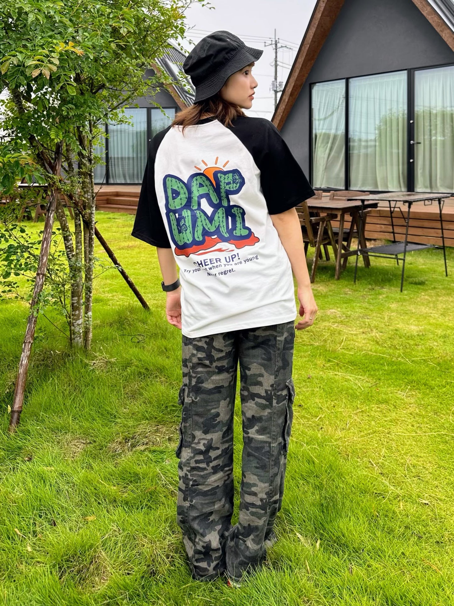 ラグランロゴTシャツ DPB47123