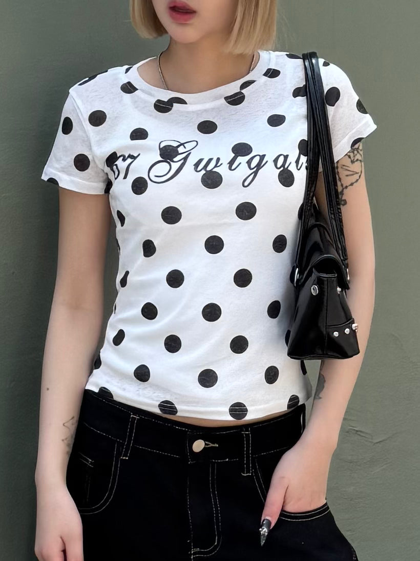 ドットナンバーミニTシャツ DPB86282