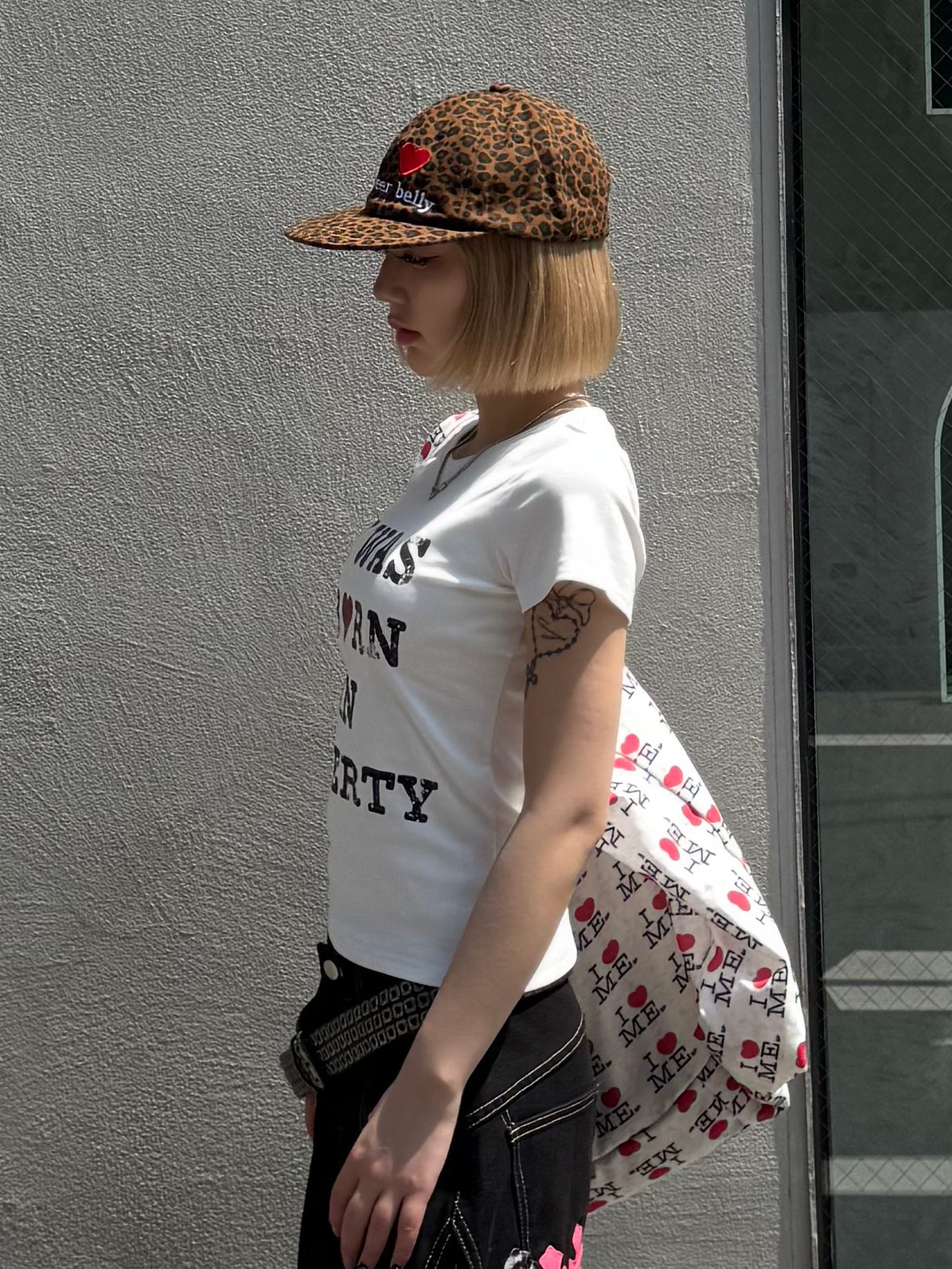ハートロゴクロップドTシャツ DPB86261